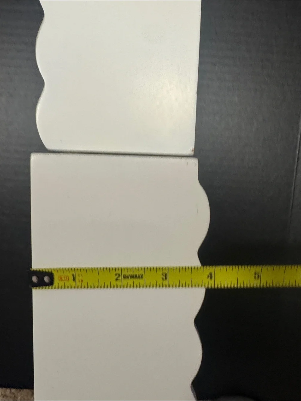 White Decorative Square Wall Shelves - Set of 4